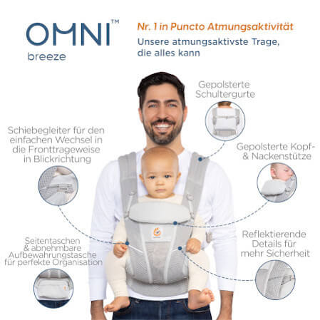 Omni Breeze Babytrage Eigenschaften