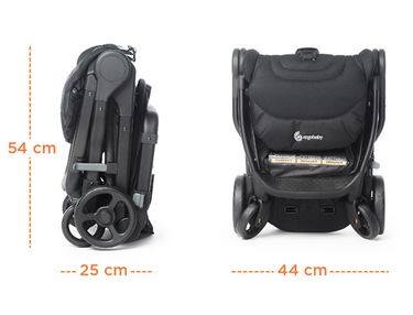 Closed Stroller with measurements image